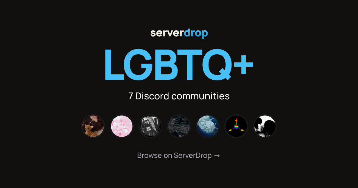 Best LGBTQ+ Discord Servers to Join | ServerDrop