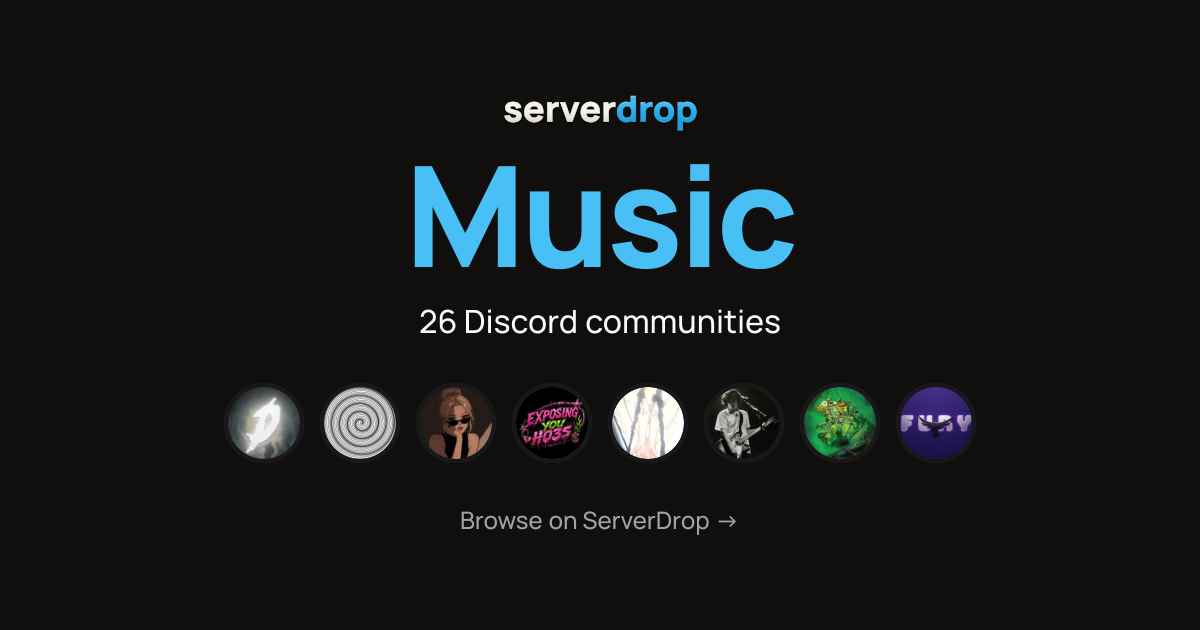 Best Music Discord Servers to Join | ServerDrop