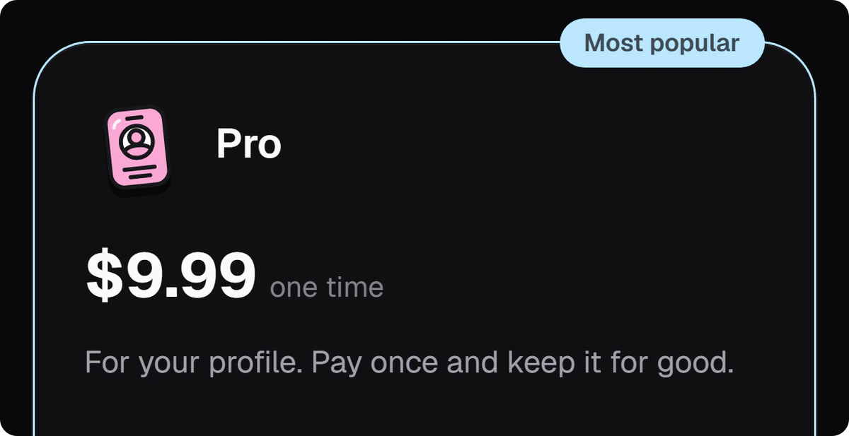 A página de Planos com os planos Free, Pro e Ultra.