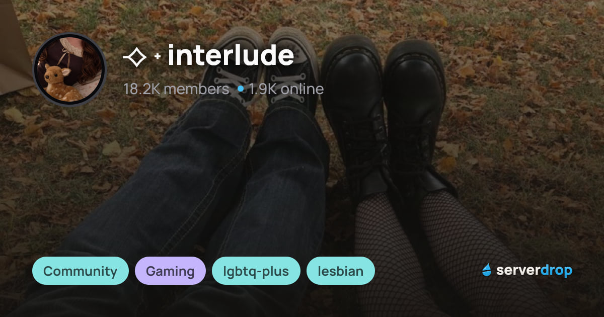 ݁ ˖ interlude Discord Server: Gaming & LGBTQ+ Community